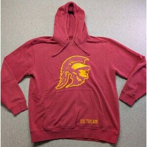 Vintage Pro Player 2 Pp2 USC Trojans Embroidered Hoodie Size Medium Worn Well